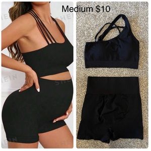 Maternity workout outfit